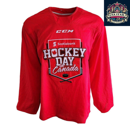 CCM Hockey Day In Canada Jersey M With SCOTIABANK Logo - Great Condition For Hockey Fans USASTARFASHION