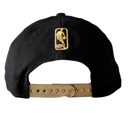 Cleveland Cavaliers Snapback Hat - New Era 9FIFTY Black & Gold Adjustable Cap - USASTARFASHION