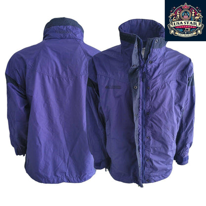 Columbia Bugaboo Purple Jacket for Women - Waterproof, Stylish, Durable Winter Wear, Size L - USASTARFASHION