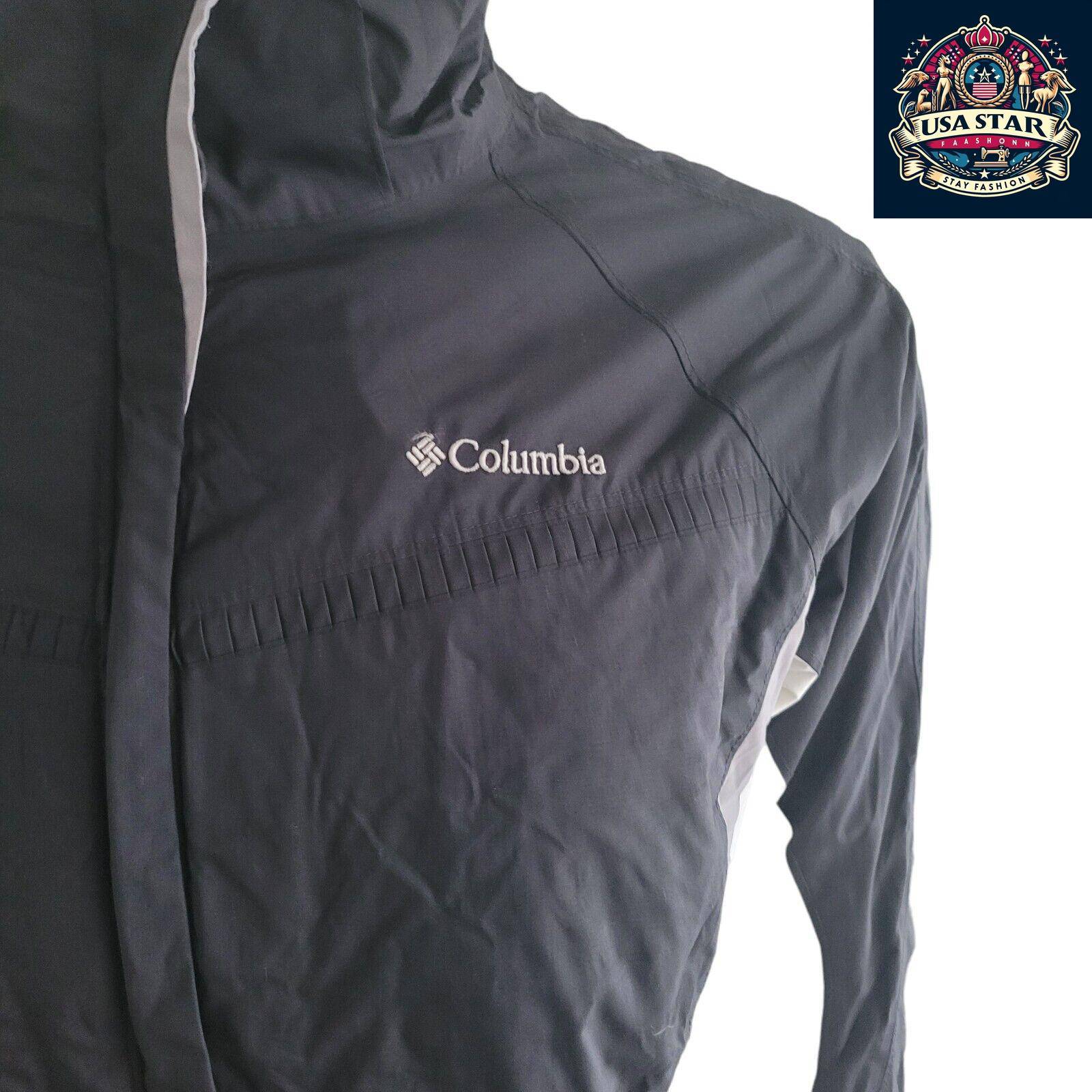 Columbia Waterproof Jacket Women, Whirlibird Omni-Tech, Lightweight with Adjustable Hood, Size L USASTARFASHION