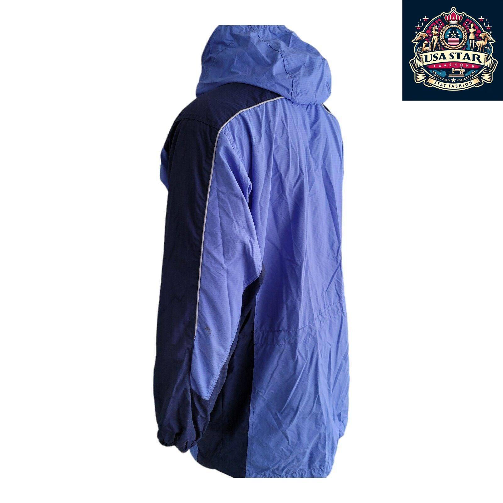 Columbia Women's Waterproof Jacket Size L - 100% Waterproof, Lightweight, Breathable in Stylish Blue USASTARFASHION