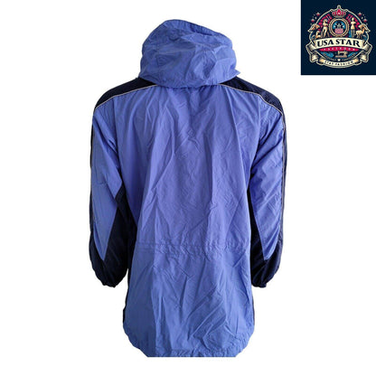 Columbia Women's Waterproof Jacket Size L - 100% Waterproof, Lightweight, Breathable in Stylish Blue USASTARFASHION