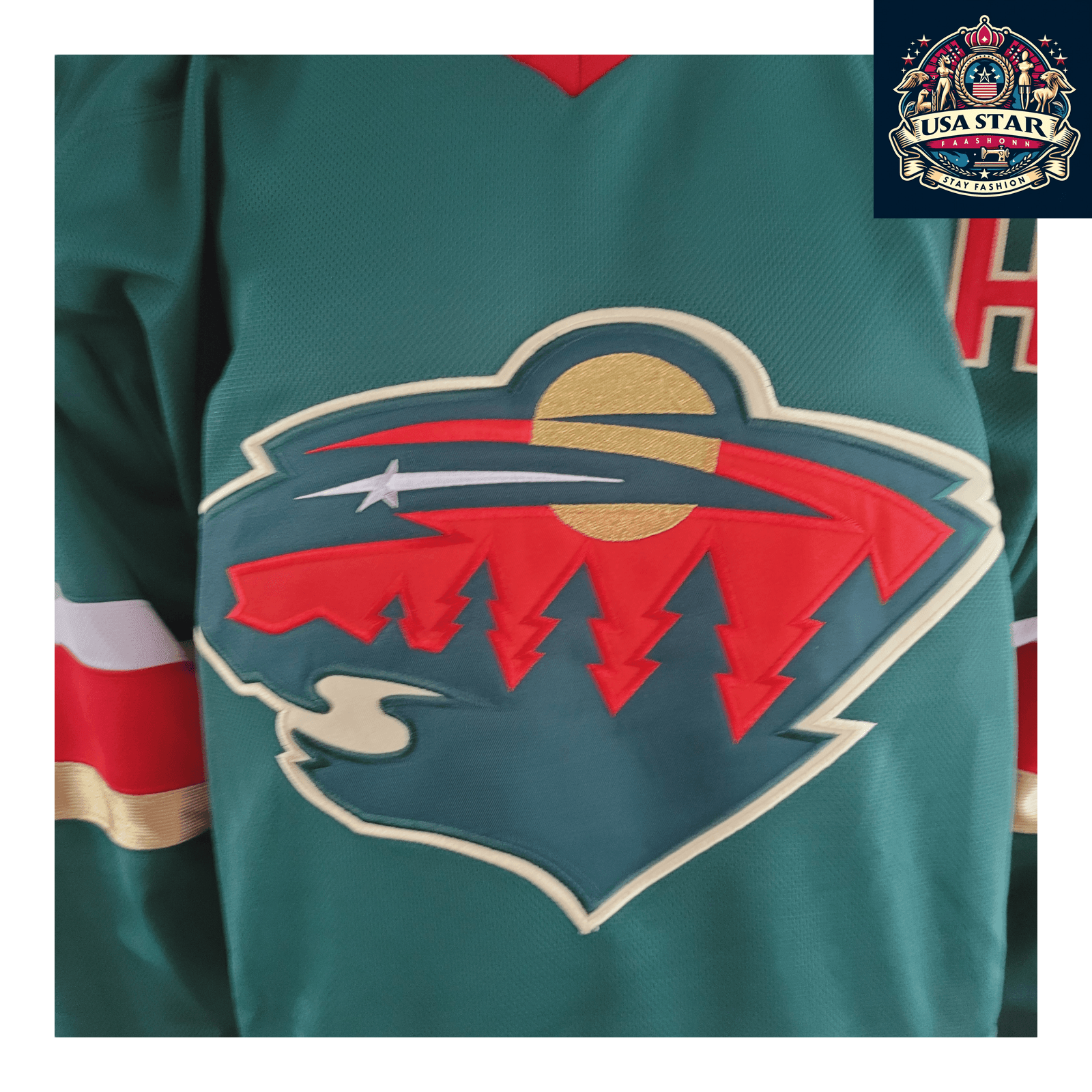 Filip Kuba Minnesota Wild #17 Adult Medium CCM NHL Authentic Air-Knit Jersey - USASTARFASHION