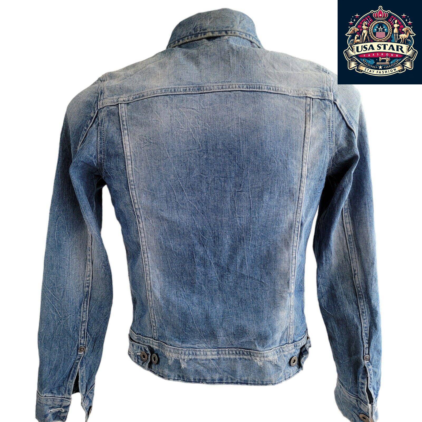 G-Star Raw Denim Jacket Size M for Women, Stylish Design, Durable Fabric, Urban Fashion Statement - USASTARFASHION