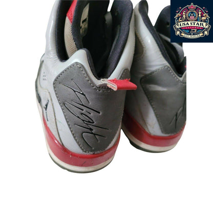 Jordan Flight Leather Grey Basketball Shoes Size 6 UK With Ankle Support And Cushioning USASTARFASHION