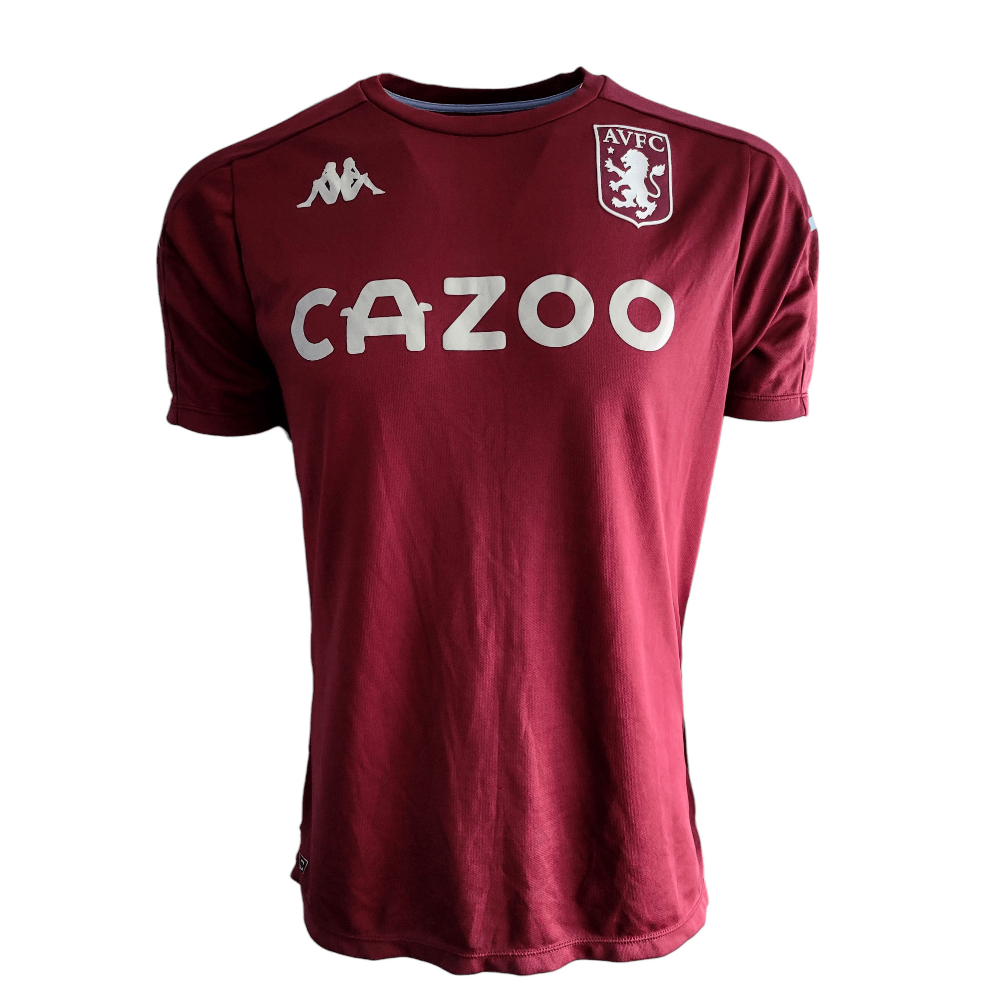 Kappa Aston Villa Shirt - Authentic Maroon Team Wear, XL, Short Sleeve, 100% Polyester USASTARFASHION