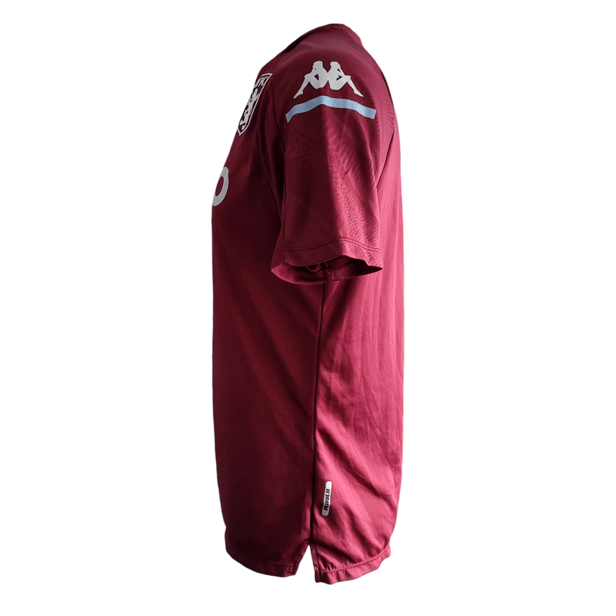 Kappa Aston Villa Shirt - Authentic Maroon Team Wear, XL, Short Sleeve, 100% Polyester USASTARFASHION