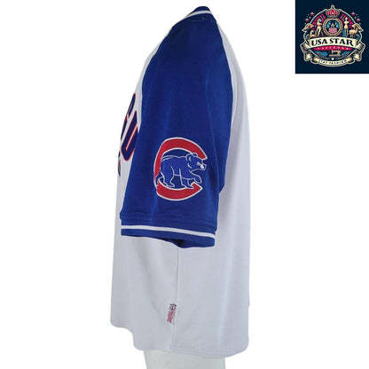 Large Chicago Cubs Jersey - Stitched Design, Premium Quality, Grade A Vintage Condition - USASTARFASHION