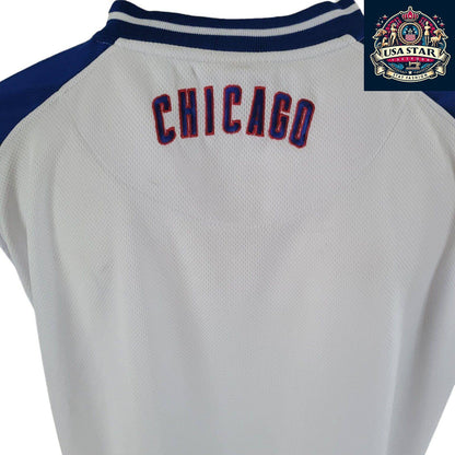 Large Chicago Cubs Jersey - Stitched Design, Premium Quality, Grade A Vintage Condition - USASTARFASHION