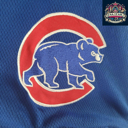 Large Chicago Cubs Jersey - Stitched Design, Premium Quality, Grade A Vintage Condition - USASTARFASHION