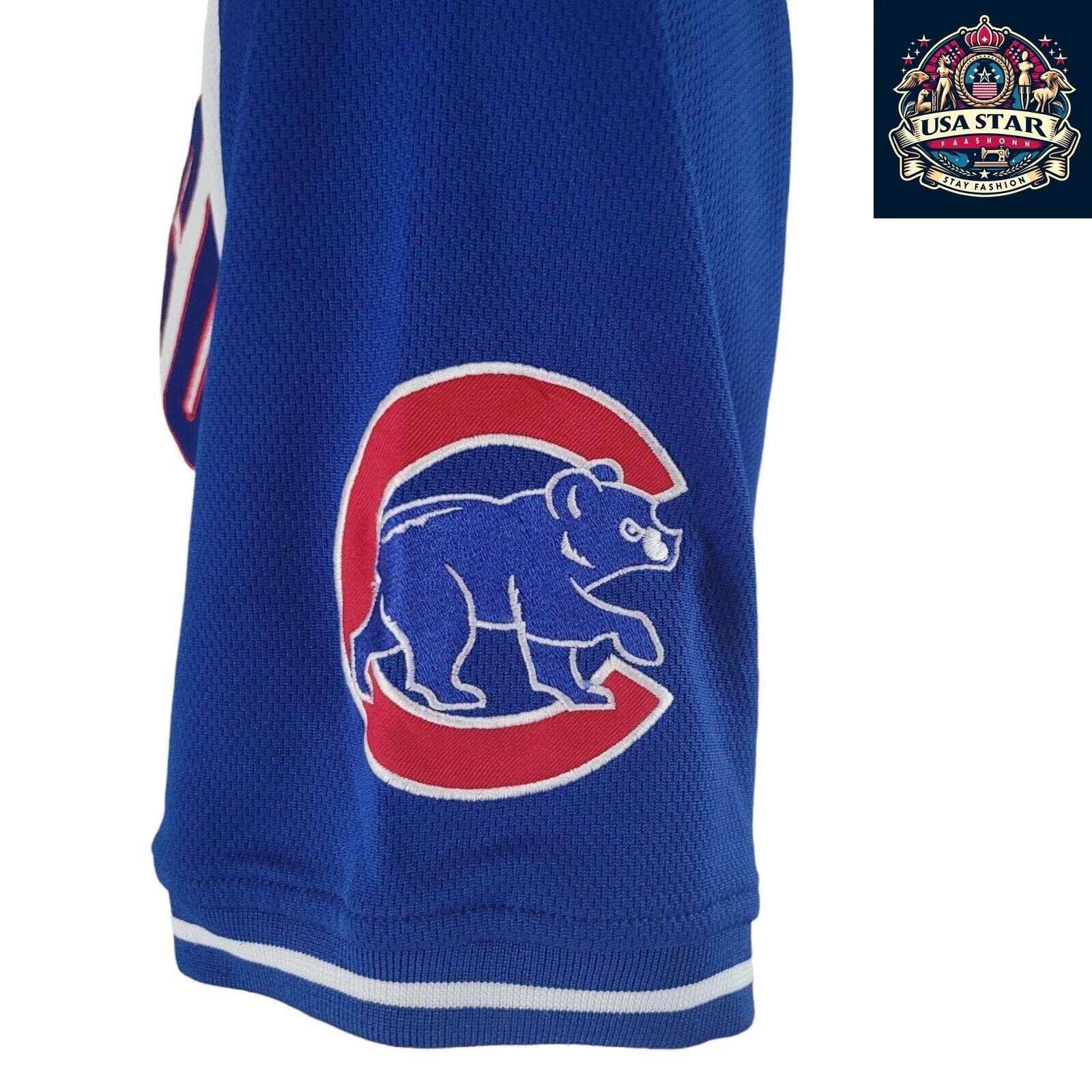 Large Chicago Cubs Jersey - Stitched Design, Premium Quality, Grade A Vintage Condition - USASTARFASHION