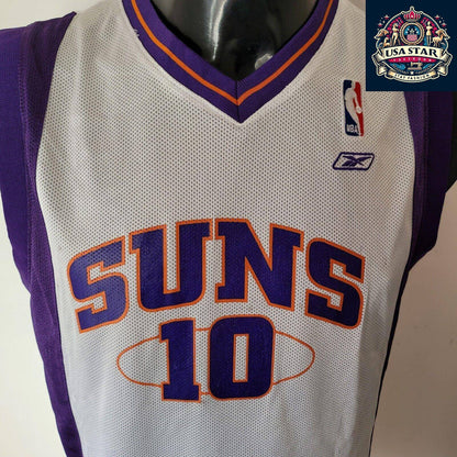 Leandro Barbosa Jersey #10 Phoenix Suns Reebok - Size L, Authentic Sports Apparel, Used Condition - USASTARFASHION