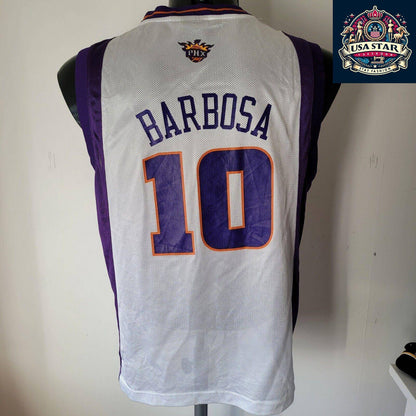 Leandro Barbosa Jersey #10 Phoenix Suns Reebok - Size L, Authentic Sports Apparel, Used Condition - USASTARFASHION