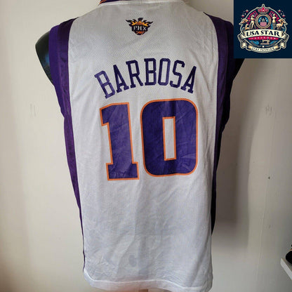 Leandro Barbosa Jersey #10 Phoenix Suns Reebok - Size L, Authentic Sports Apparel, Used Condition - USASTARFASHION