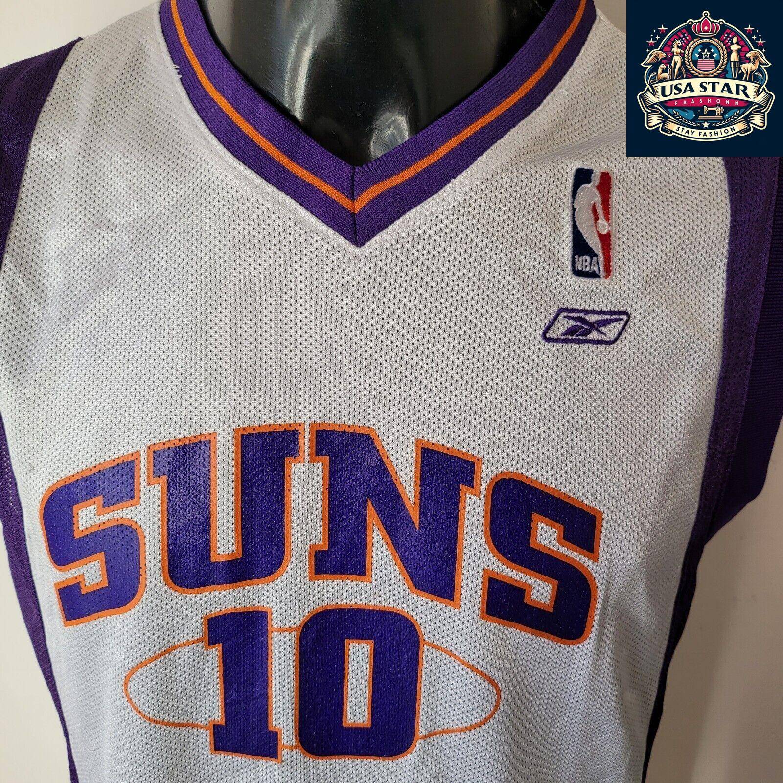 Leandro Barbosa Jersey #10 Phoenix Suns Reebok - Size L, Authentic Sports Apparel, Used Condition - USASTARFASHION