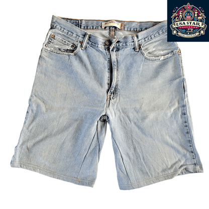 Levi's Denim Jorts 550 Relaxed Fit for Men, Size 34, Comfortable Cotton Summer Shorts