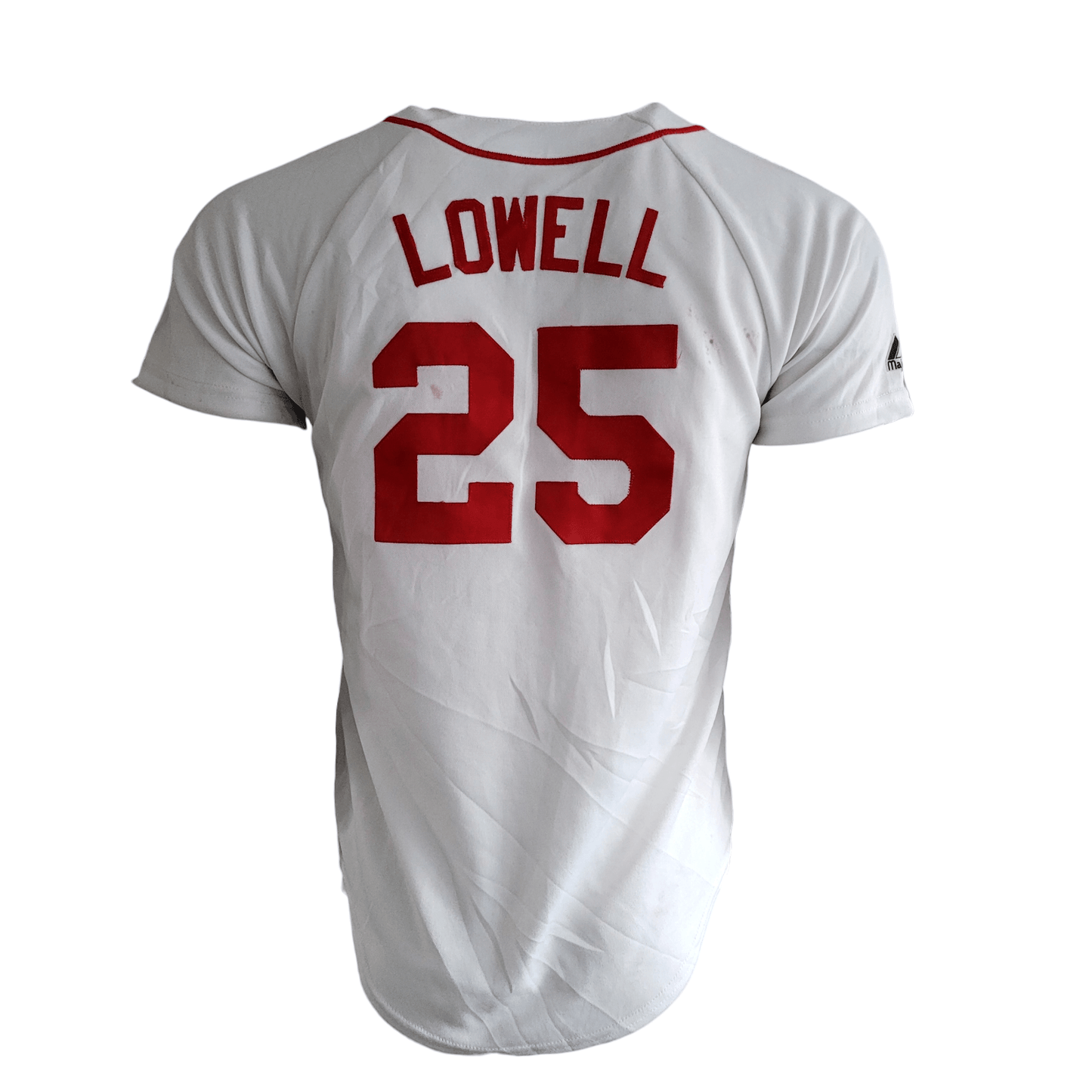 Majestic Boston Red Sox Jersey Mike Lowell #25 Women's L/Youth L - Authentic MLB Merchandise