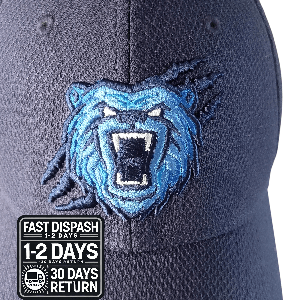 Memphis Grizzlies Fitted Cap S/M -  Dark Blue, Official New Era Design