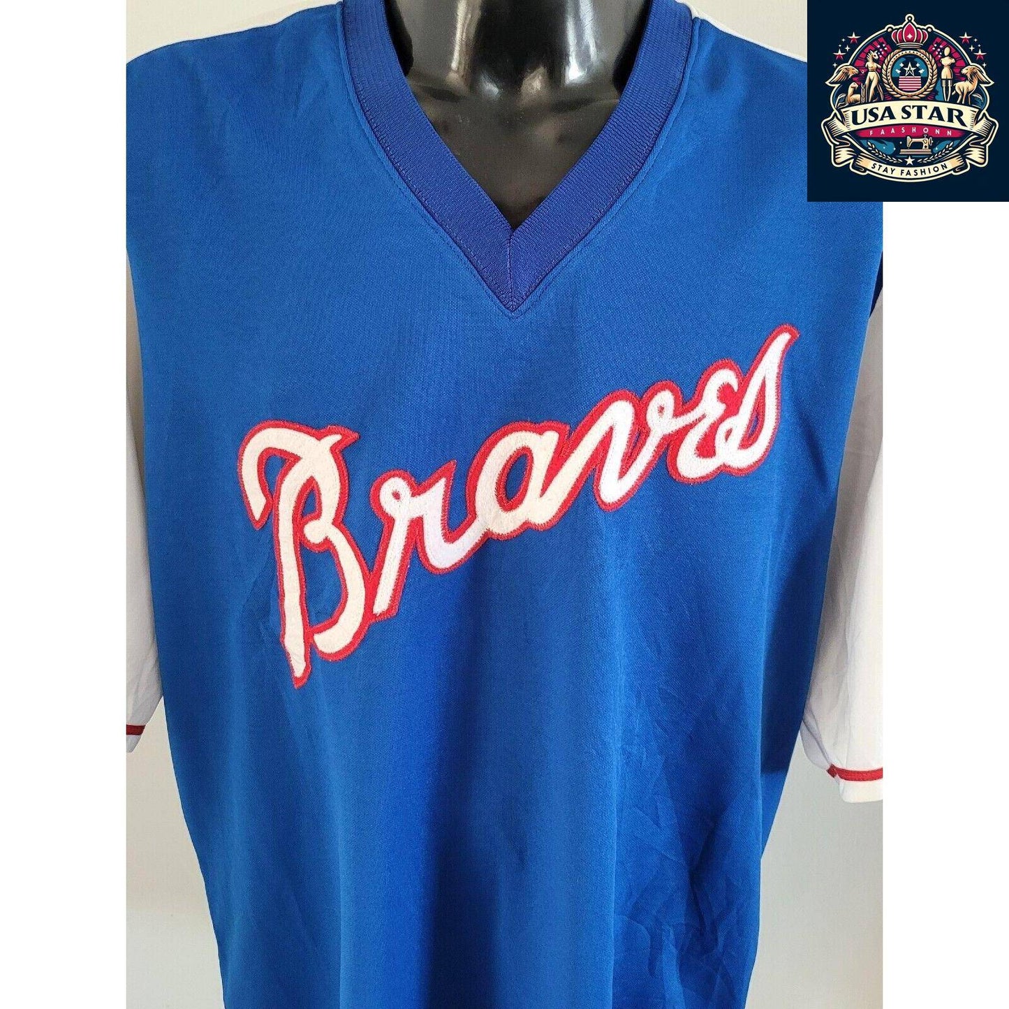 Men's Vintage Braves Jersey - 90s MLB Atlanta Braves Sewn #2 Mesh Baseball Jersey 2XL