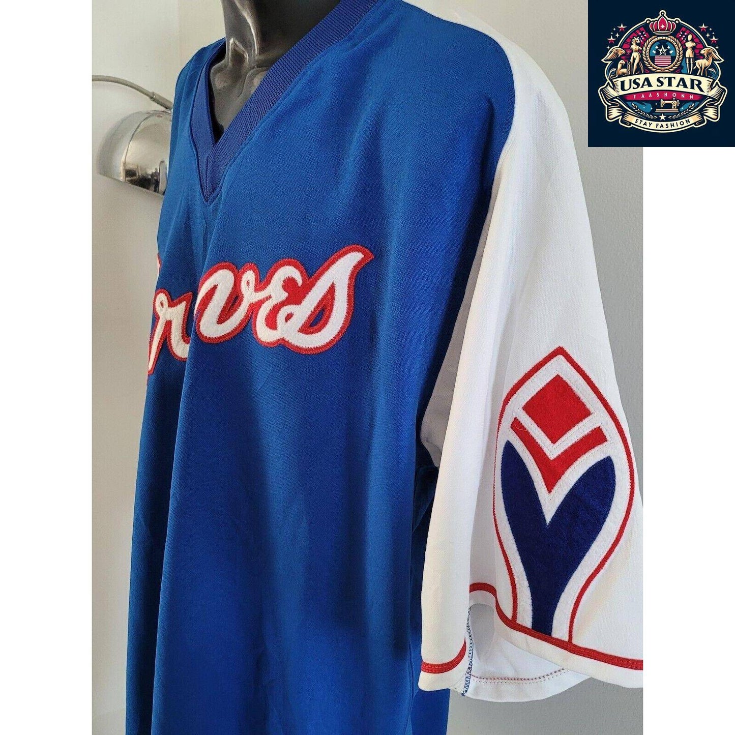 Men's Vintage Braves Jersey - 90s MLB Atlanta Braves Sewn #2 Mesh Baseball Jersey 2XL