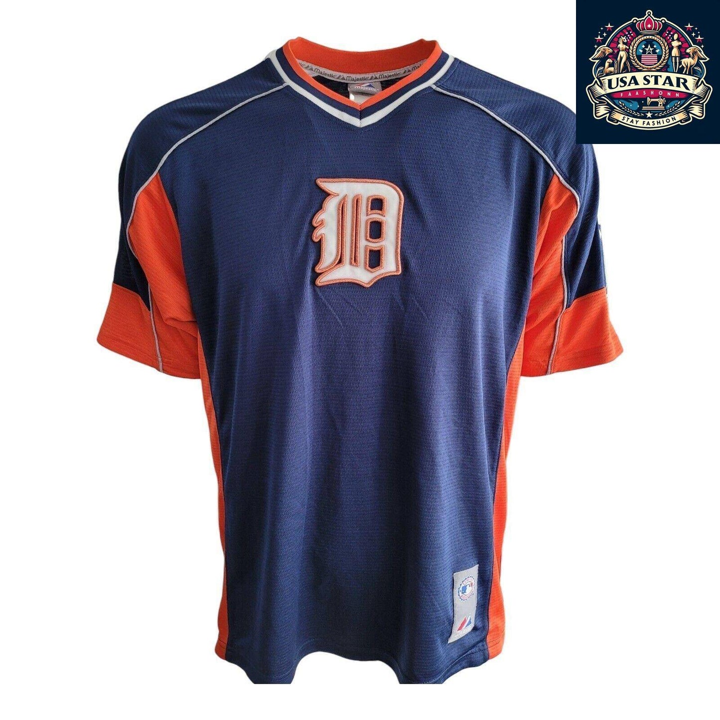 ⚾️ MLB Authentic Majestic Detroit Tigers Baseball Jersey - Size M