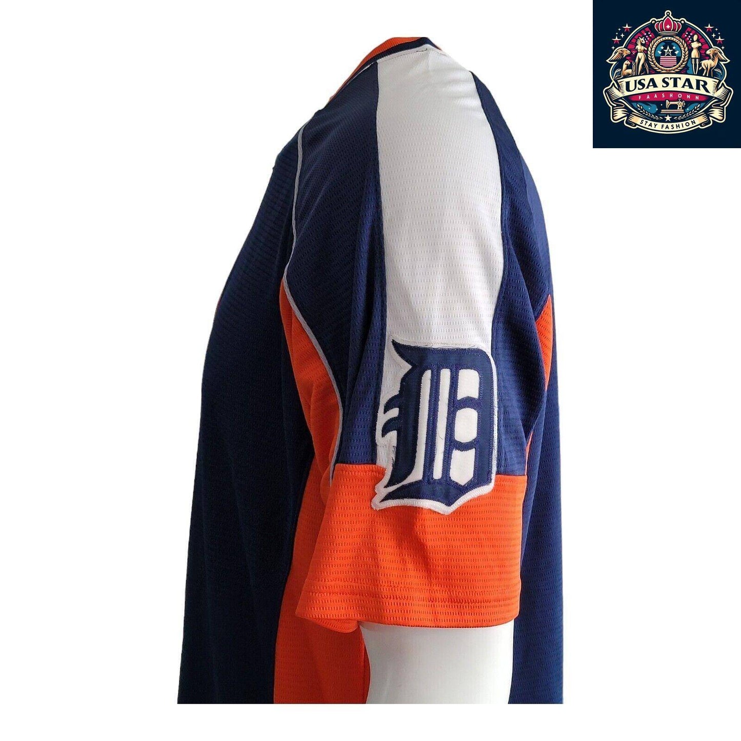 ⚾️ MLB Authentic Majestic Detroit Tigers Baseball Jersey - Size M