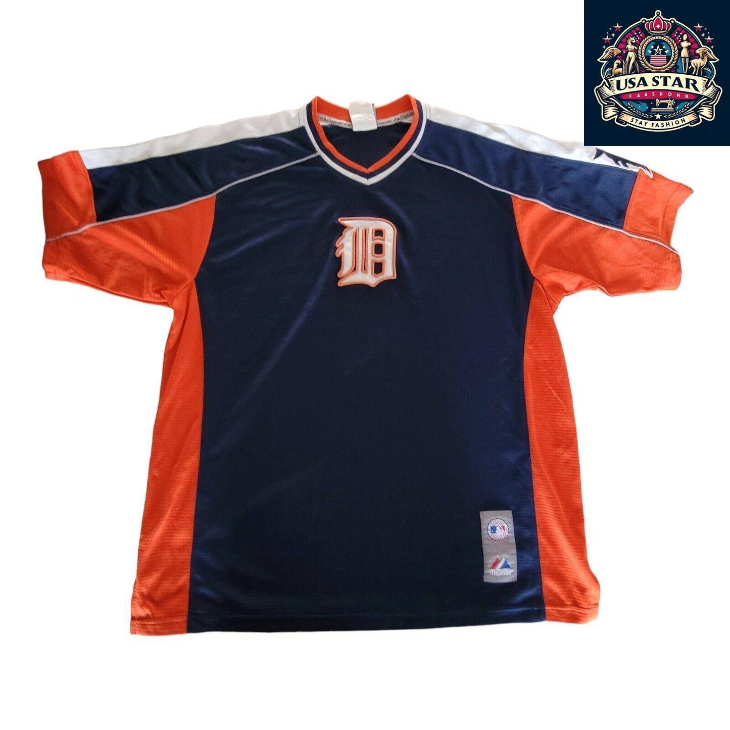 ⚾️ MLB Authentic Majestic Detroit Tigers Baseball Jersey - Size M