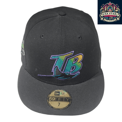 New Era 59FIFTY Tampa Bay Devil Rays Hat 1998 Inaugural Season Size 7 Cooperstown Collection