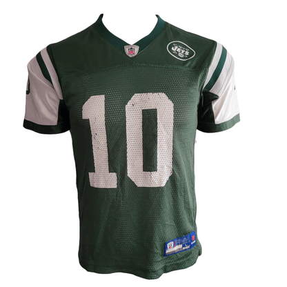 New York Jets Jersey Santonio Holmes #10 Youth Large 14-16 NFL Authentic Reebok