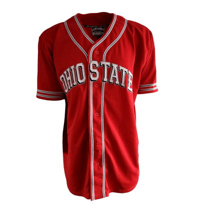 Ohio State Baseball Jersey Red Size L by Steve & Barry's - 100% Polyester NCAA Gear