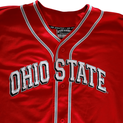 Ohio State Baseball Jersey Red Size L by Steve & Barry's - 100% Polyester NCAA Gear