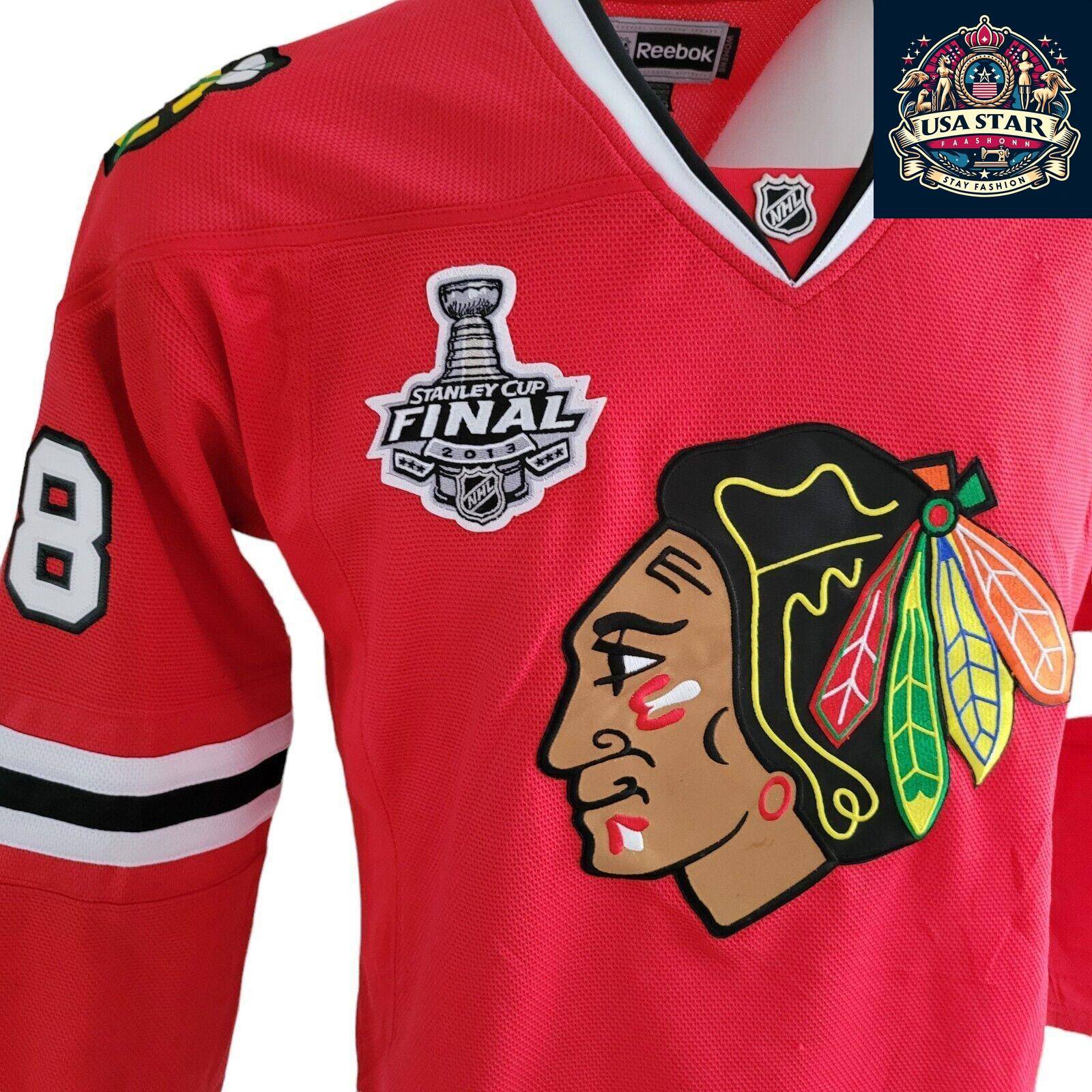 Patrick Kane #88 Chicago Blackhawks Women's Jersey - 2013 Stanley Cup Size L/XL, Stylish & Comfortable - USASTARFASHION