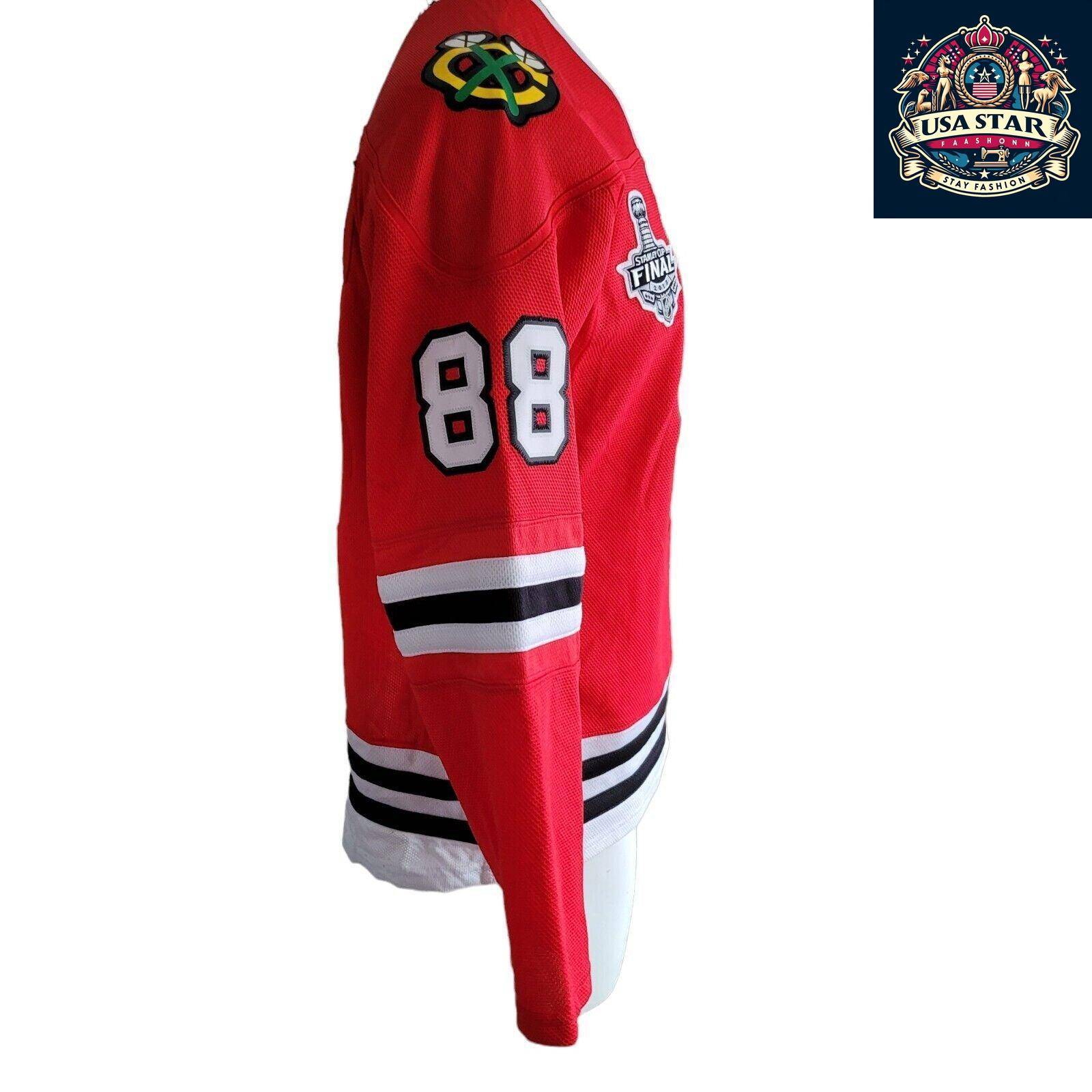 Patrick Kane #88 Chicago Blackhawks Women's Jersey - 2013 Stanley Cup Size L/XL, Stylish & Comfortable - USASTARFASHION