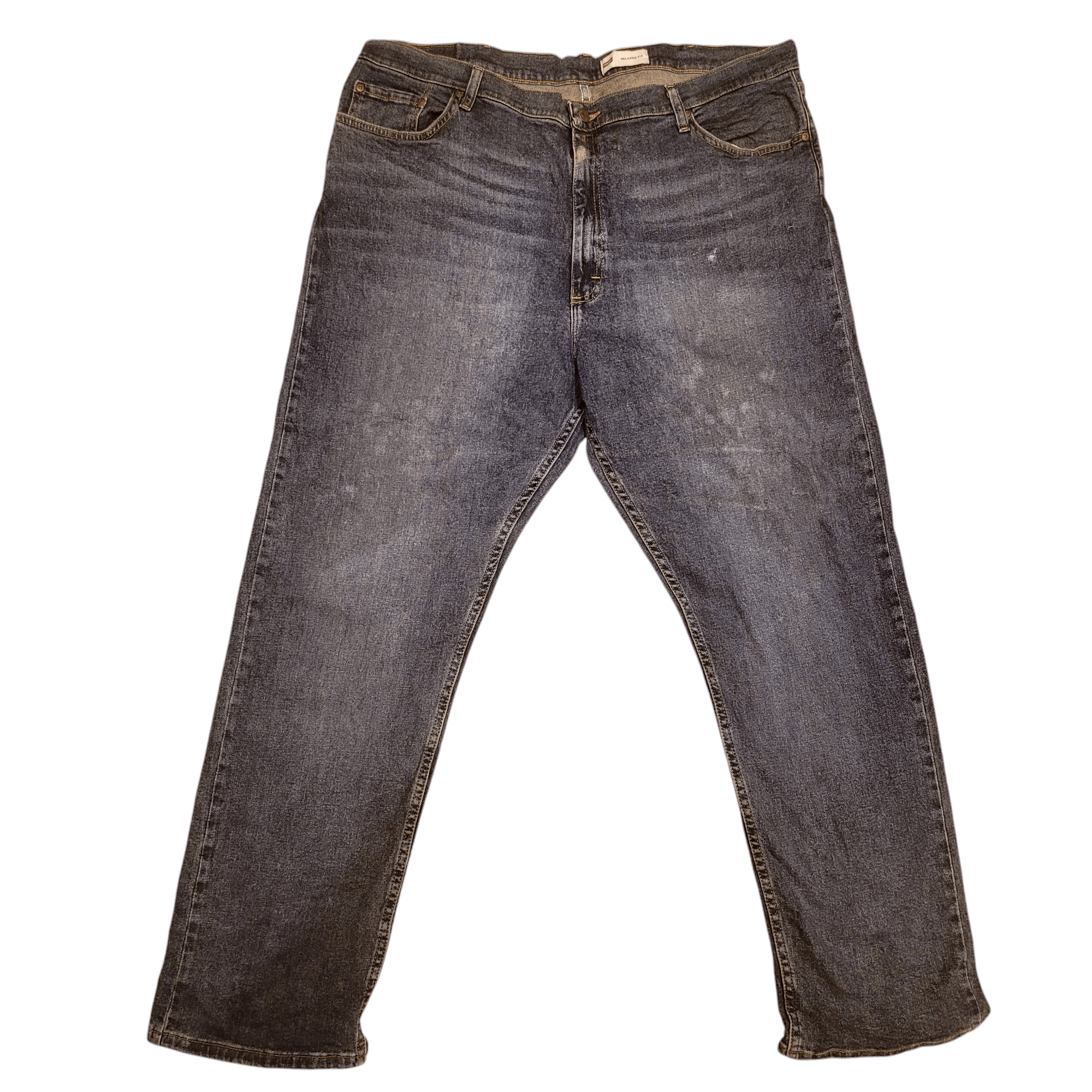 Pre-Owned Wrangler Jeans 42x32 Relaxed Fit - Dark Blue Denim, Comfortable and Stylish USASTARFASHION