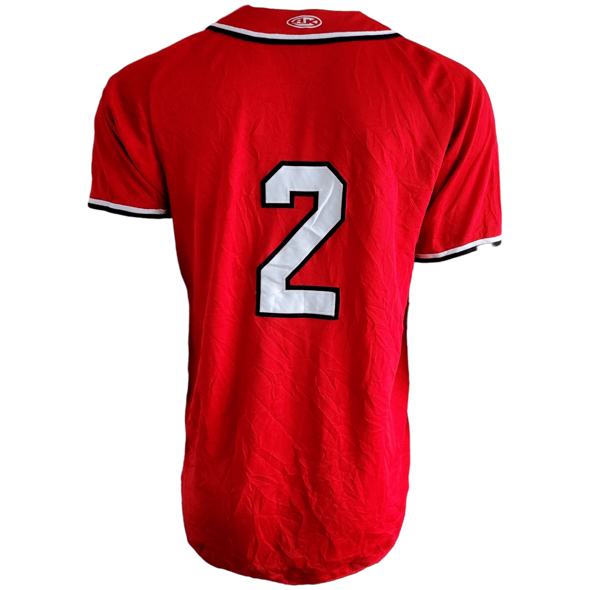 Red A’s Majestic Athletic Jersey - Men’s Medium #2, 100% Polyester, Used, Made in Canada USASTARFASHION