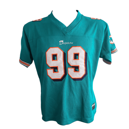 Reebok Miami Dolphins Jason Taylor #99 Kids Jersey Large Youth Vintage NFL - USASTARFASHION