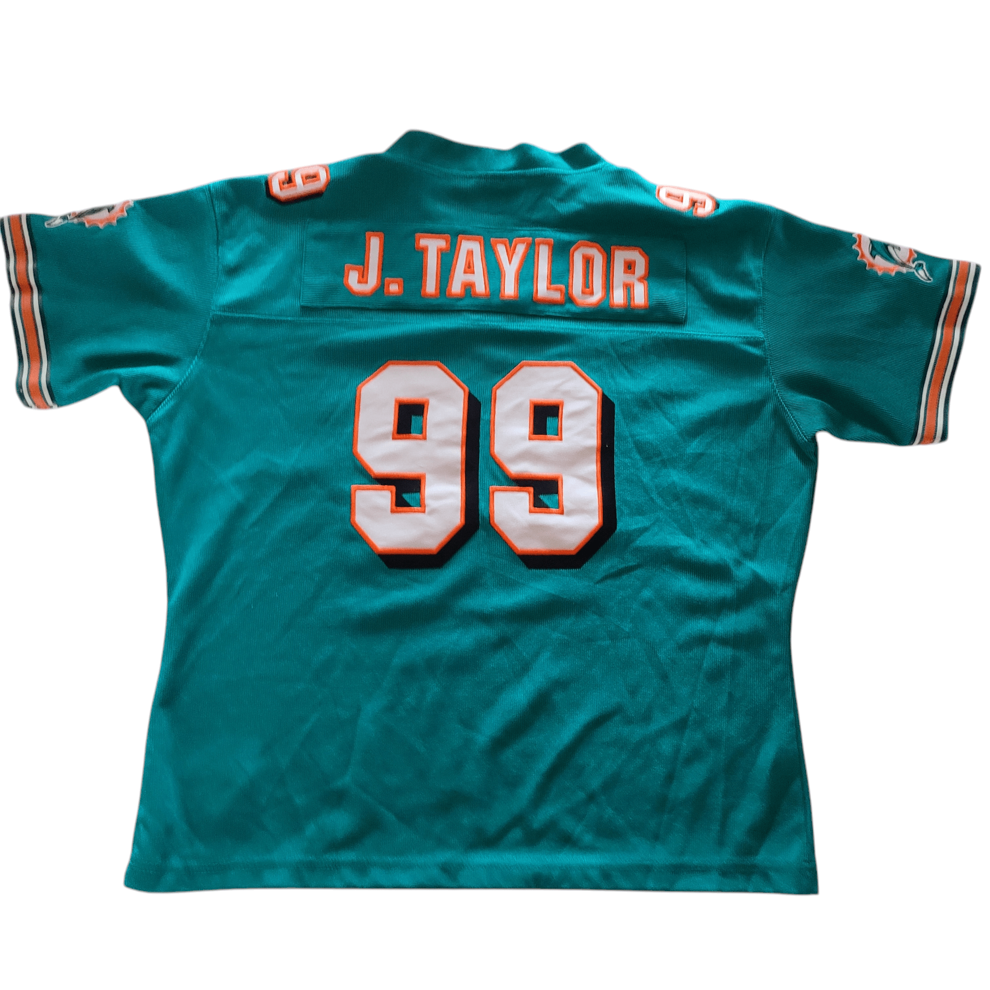 Reebok Miami Dolphins Jason Taylor #99 Kids Jersey Large Youth Vintage NFL - USASTARFASHION