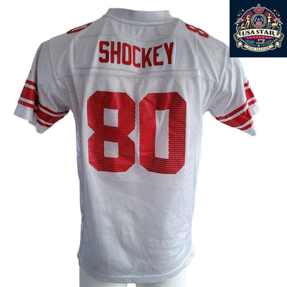 Reebok Youth XL New York Giants Jersey Jeremy Shockey #80 - Authentic NFL Football Apparel USASTARFASHION