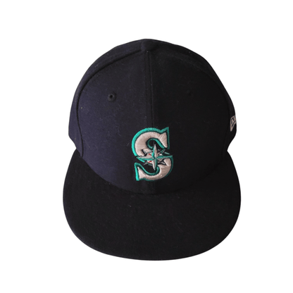 Seattle Mariners Fitted Cap 7 3/8 - Vintage Grade A Mint Condition - Authentic New Era Hat - USASTARFASHION