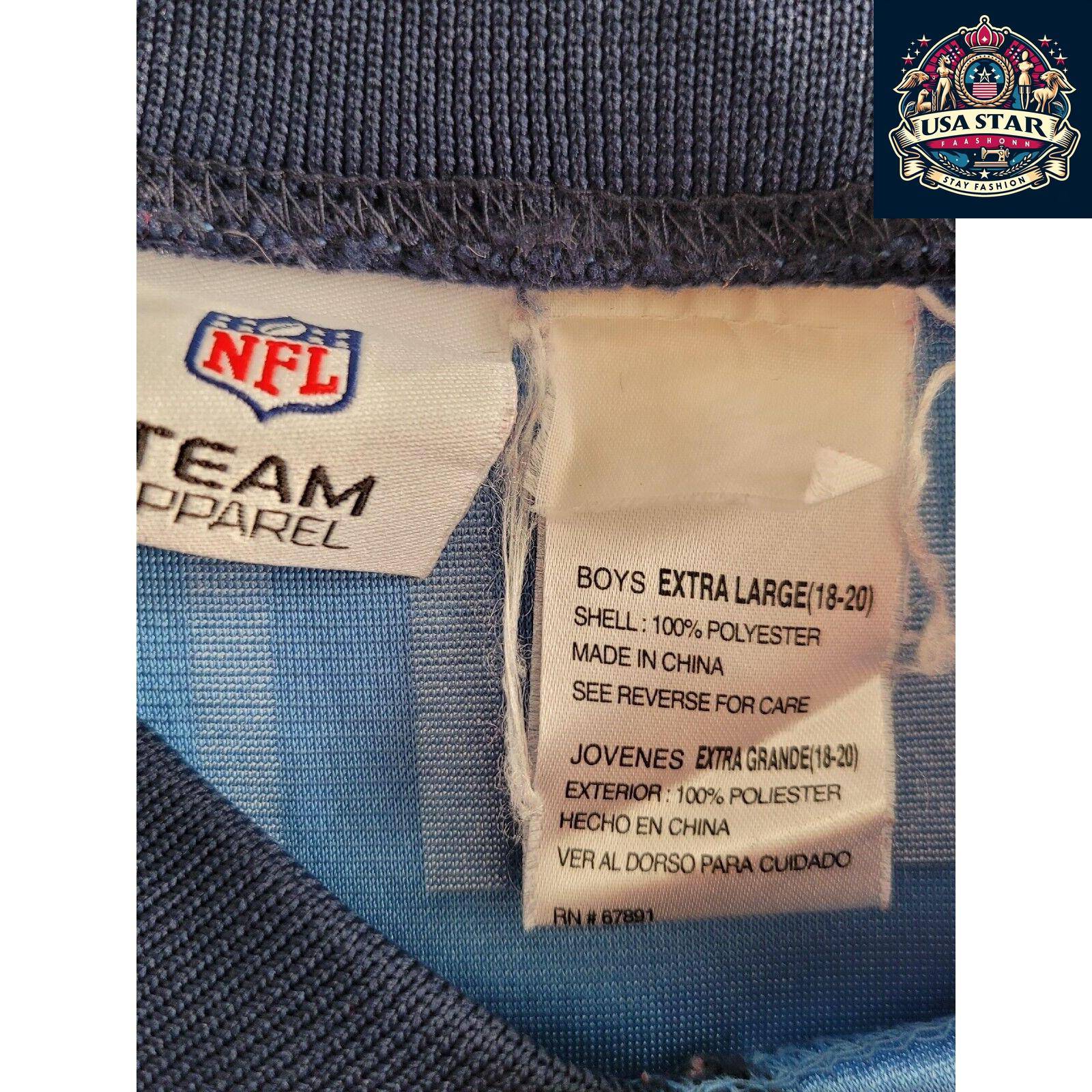 Tennessee Titans Youth Jersey XL (18-20) - Durable, Breathable, Iconic NFL Team Apparel USASTARFASHION