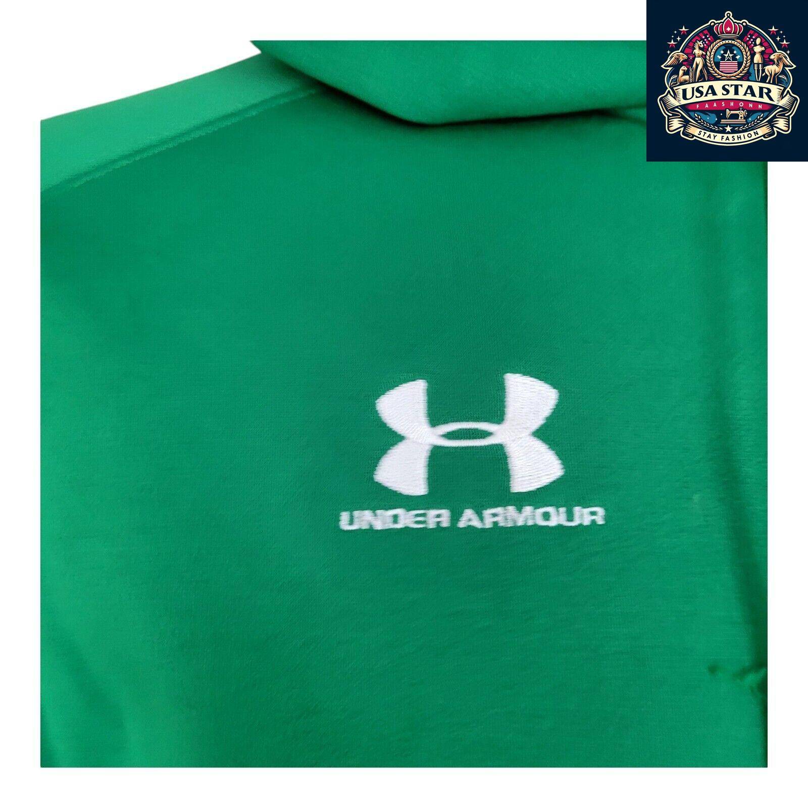 Under Armour Welsh Rugby Hoodie WRU Pullover Green Men’s X-Large - Comfortable & Stylish USASTARFASHION