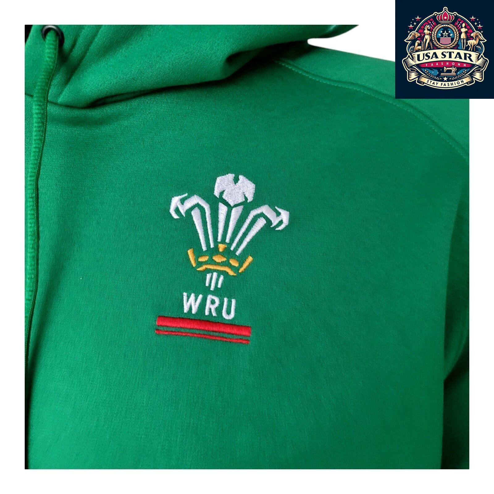 Under Armour Welsh Rugby Hoodie WRU Pullover Green Men’s X-Large - Comfortable & Stylish USASTARFASHION