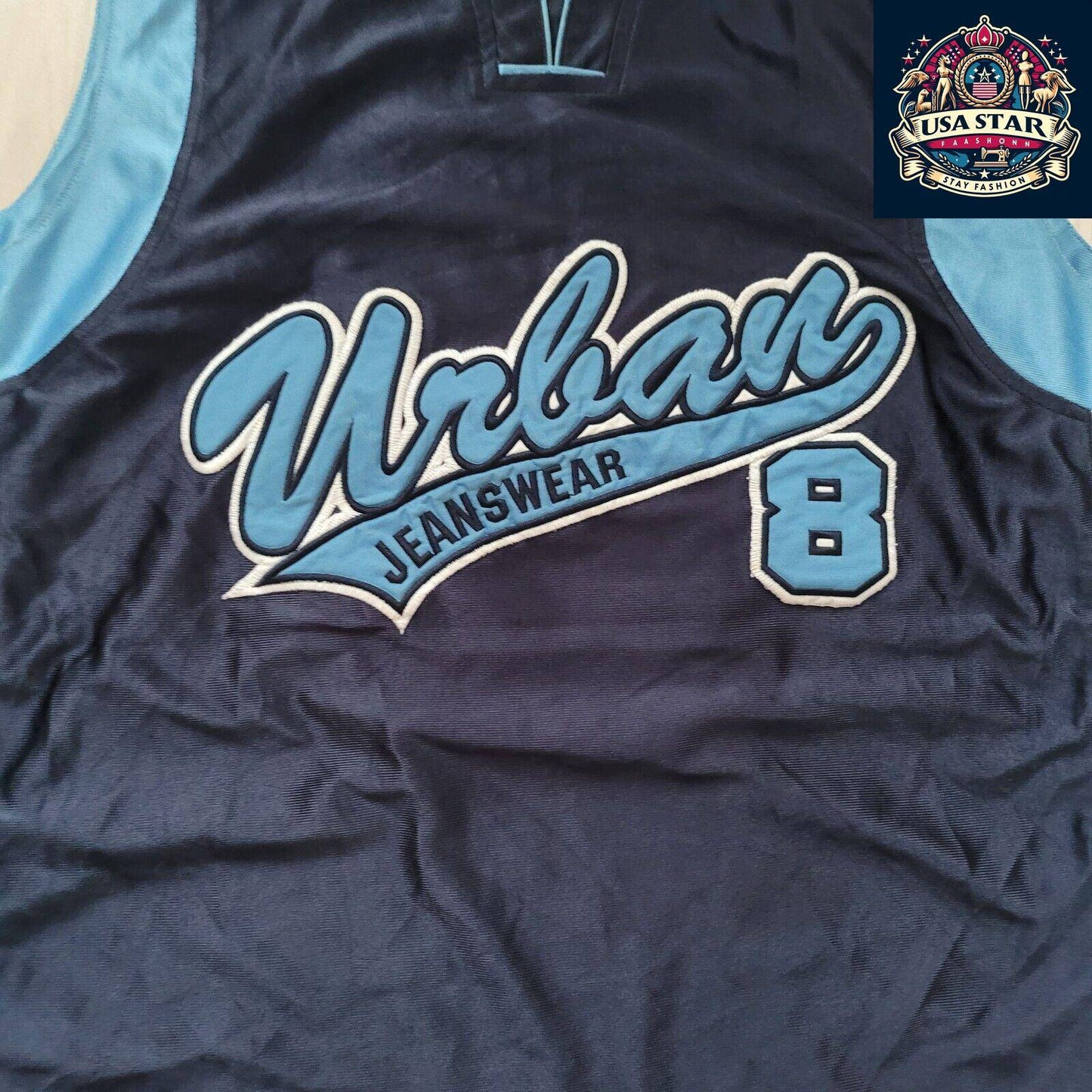 Urban Jeanswear NBA Vest #8, Size L - Comfortable Fit, Durable Fabric, Ideal for Basketball Fans