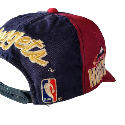 Vintage 1990s Denver Nuggets Sports Specialties Snapback Hat - USASTARFASHION