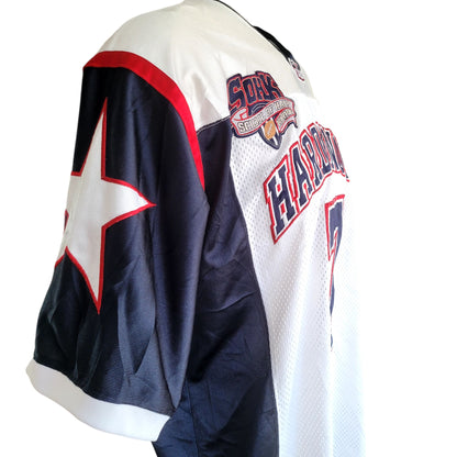 Vintage 2002-03 School of Hard Knocks Football Jersey #7 Div Champs Sz L - USASTARFASHION