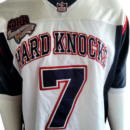 Vintage 2002-03 School of Hard Knocks Football Jersey #7 Div Champs Sz L - USASTARFASHION