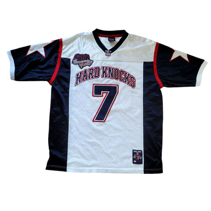 Vintage 2002-03 School of Hard Knocks Football Jersey #7 Div Champs Sz L - USASTARFASHION