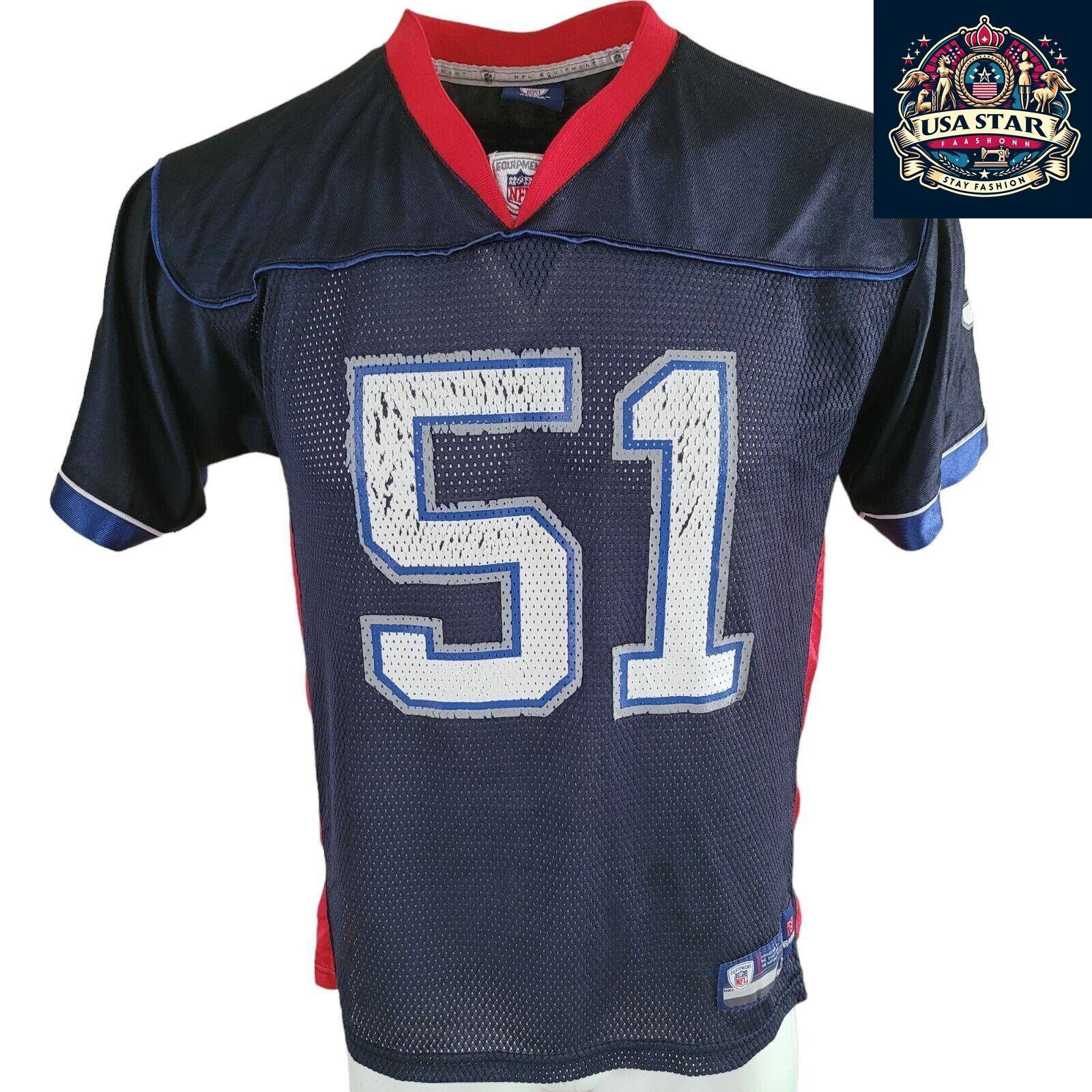 Vintage Buffalo Bills Jersey - Reebok Paul Posluszny #51 NFL Shirt Youth XL (18-20) Adult S - USASTARFASHION