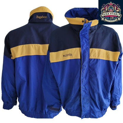 Vintage Columbia 1990s Bugaboo Jacket Sz L | Weather-Resistant, Classic Fit, Blue - USASTARFASHION