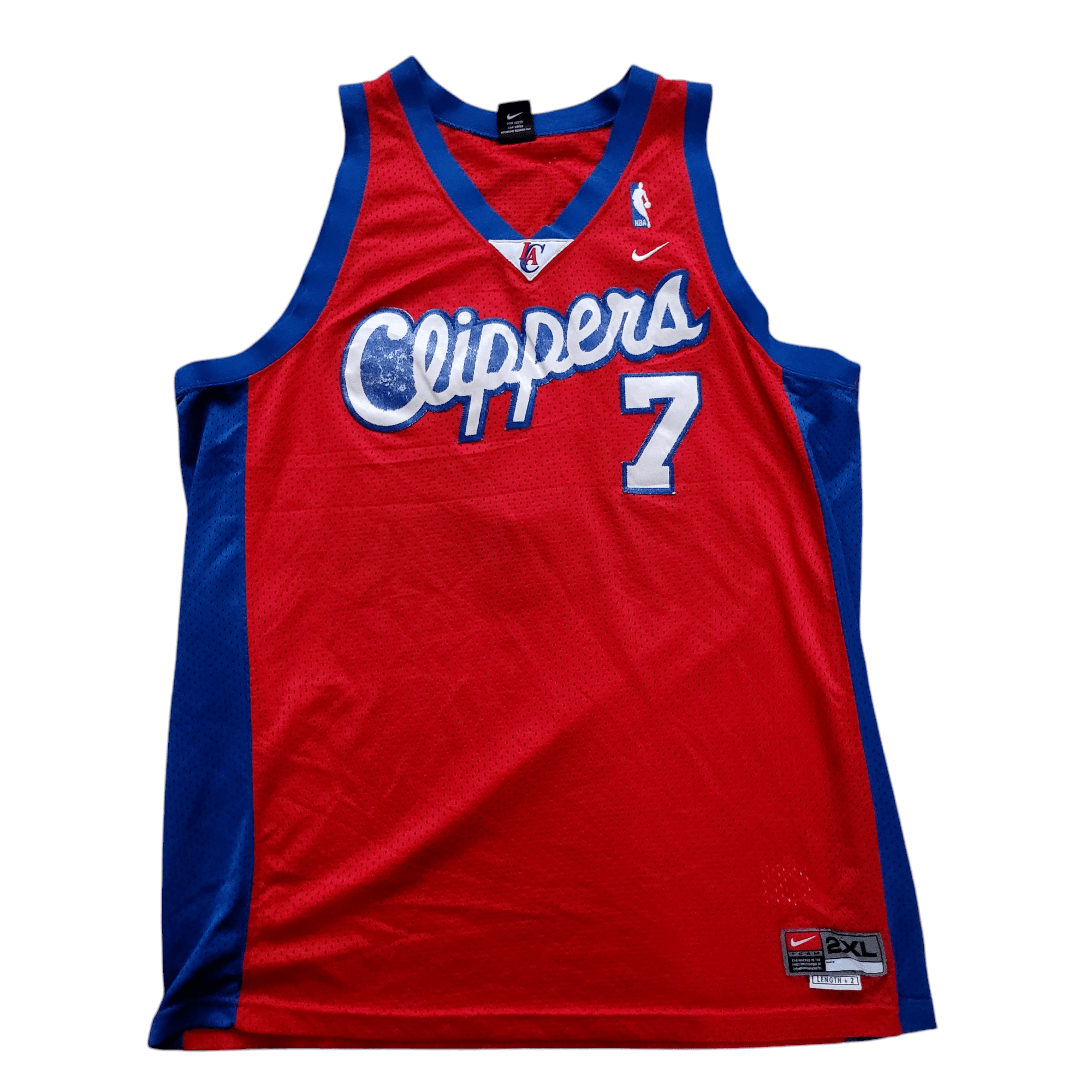 Vintage Los Angeles Clippers Lamar Odom #7 Jersey - Nike Team, XXL Size, Great Condition - USASTARFASHION